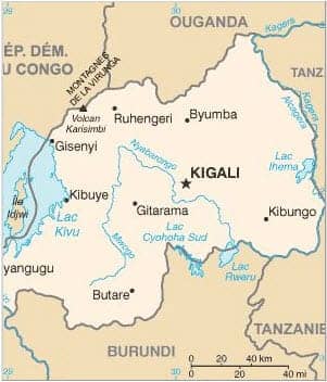 Rwanda-map, Rwanda Green Party leader beheaded, World News & Views 