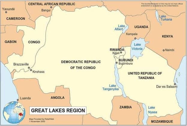 The Great Lakes region of