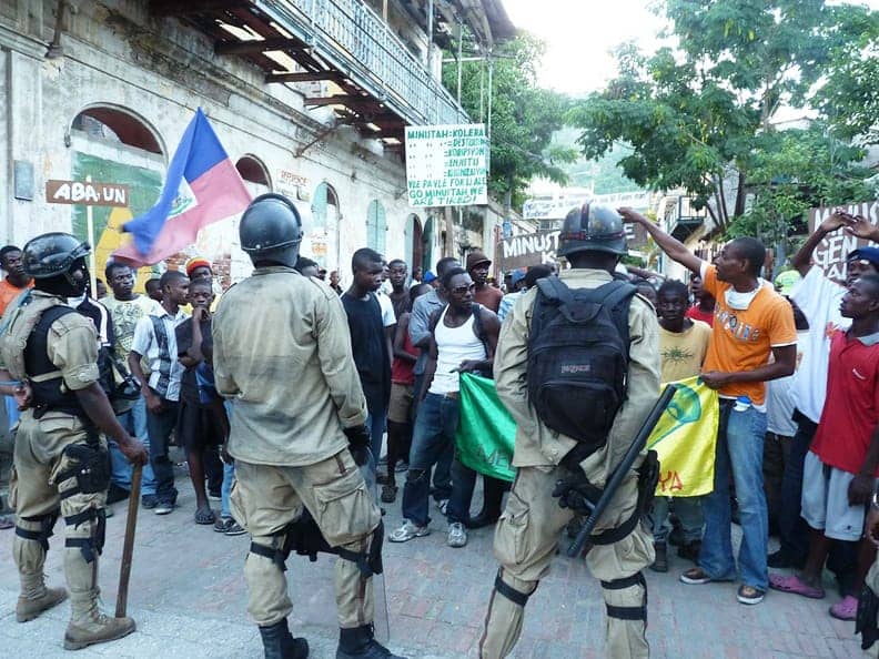 Haiti-Cap-Haitien-protest-MINUSTAHKOLERA-111810-by-Ansel-Herz2, ‘All elements of society are participating’: impressions of Cap Haitien’s movement against the U.N., World News & Views 