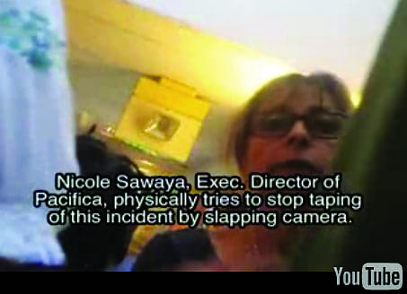 Nicole-Sawaya-at-Nadra-Foster-beatdown-full-face-082008-by-Weyland-Southon, Save KPFA’s Hard Knock Radio, Flashpoints and Full Circle, Local News & Views 
