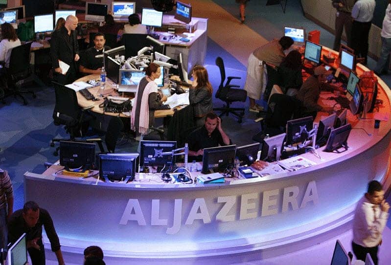 Al-Jazeera-studio, Pacifica Radio to broadcast news from Al Jazeera English, News & Views 
