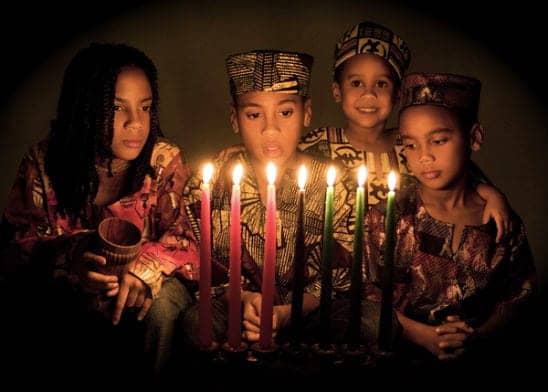 Kwanzaa-kids-candles, The gift of family time, Culture Currents 