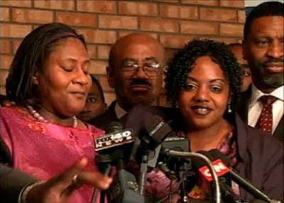 Scott-sisters-release-press-conf-010711, The Scott sisters’ ‘debt to society’ and the new Jim Crow, Behind Enemy Lines 