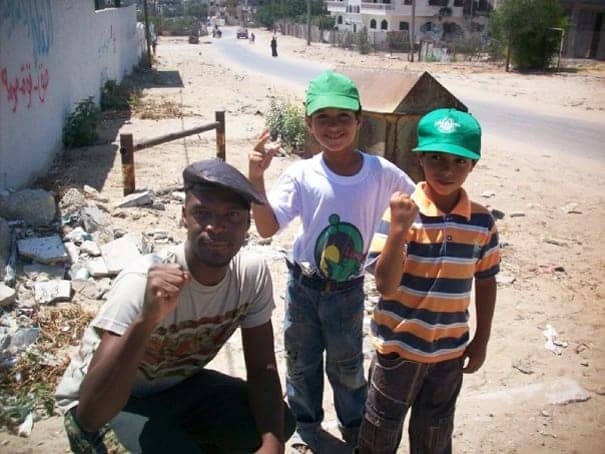 M1-2-little-boys-in-Gaza-071509, Notes from the West Bank: an interview with M1 of dead prez, World News & Views 