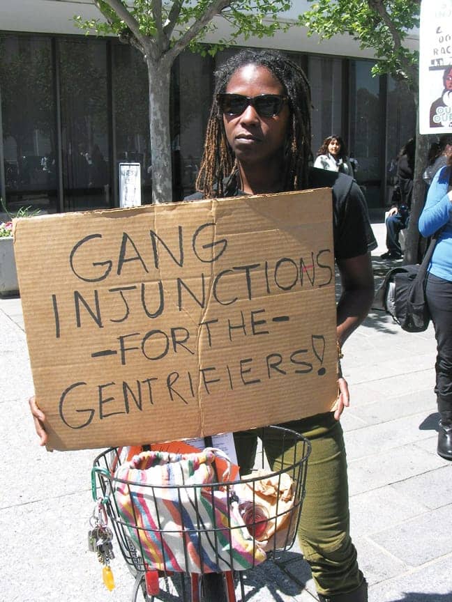Oakland-protest-Gang-injunction-for-the-gentrifiers-042210-by-jbp-Indybay2, Gang injunctions, unfettered police power gentrify Oakland, Local News & Views 