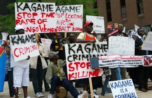 Rwandans-Congolese-Americans-protest-President-Kagame-Chicago-0611111, ‘Kagame, stop killing’: Rwandan and Congolese protest Rwanda’s president in Chicago, World News & Views 