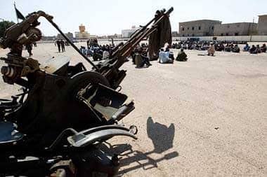 Anti-aircraft-gun-at-a-weapon-training-session-in-Benghazi-April-13., Open Letter from an African to American President Barack Obama on the war in Libya, World News & Views 