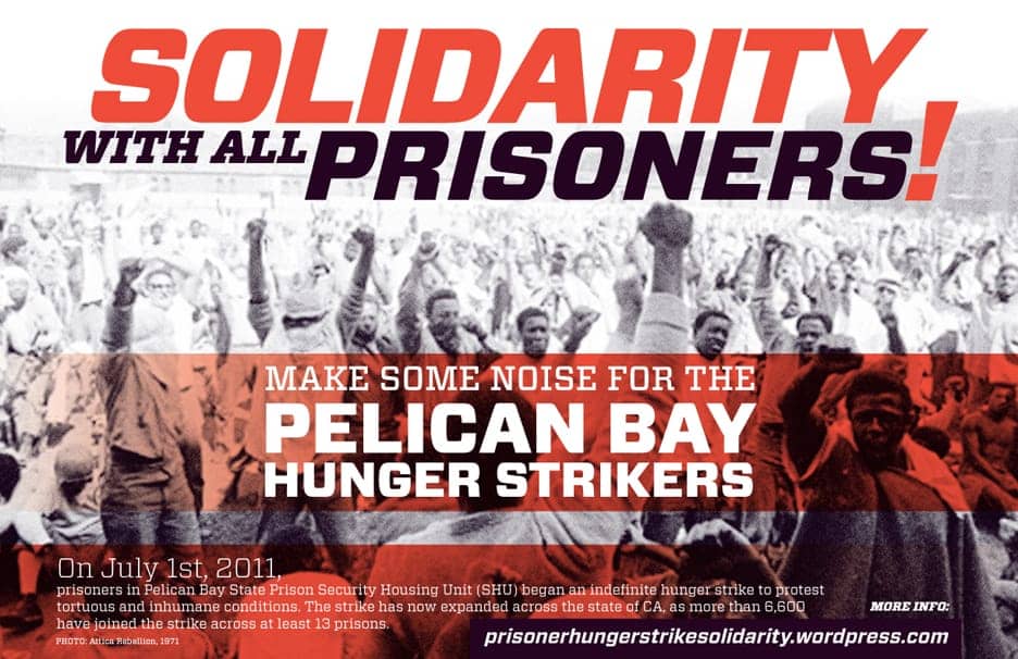 Solidarity-with-all-prisoners, Action update: California admits 6,600 prisoners are on hunger strike, Abolition Now! 