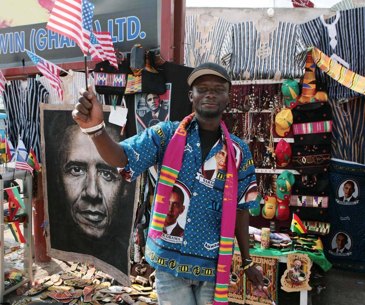 Street-seller-in-Accra, Open Letter from an African to American President Barack Obama on the war in Libya, World News & Views 