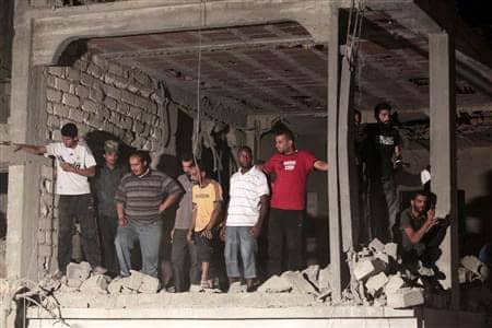 Tripoli-house-bombed-9-killed-inc.-2-small-children-0611, U.S.-NATO robbing Africa at gunpoint, World News & Views 