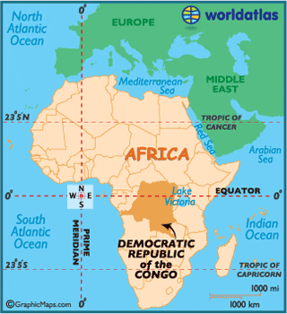 Congo-in-Africa-map1, Resource sovereignty: Congo, Africa and the Global South, World News & Views 