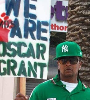 Tommy-Clayton-aka-Pladee-Mendell-Plaza-We-are-Oscar-Grant-cropped1, Free Fly Benzo! Criminalizing critique, cameras and community in Bayview Hunters Point, Local News & Views 