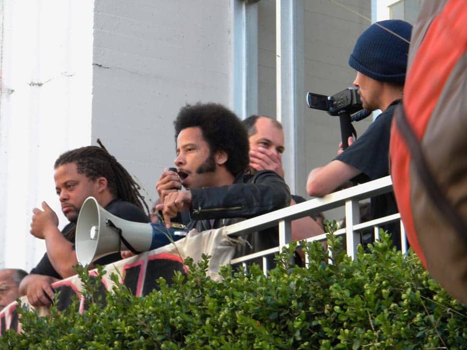 Occupy-Oakland-Boots-Riley-speaks-at-Oakland-Public-Library-102511, Racism, white privilege in the 99%: If not now, when do we address it?, Local News & Views 