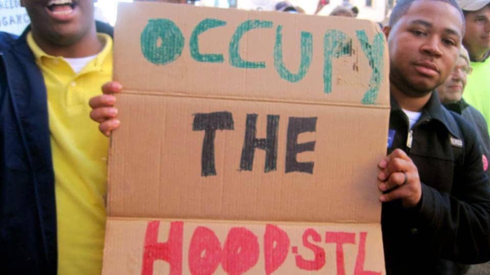 Occupy-St.-Louis-Occupy-the-Hood-sign, Occupy the Hood’s national effort coordinated by Ife Johari Uhuru, Detroit single mom, News & Views 
