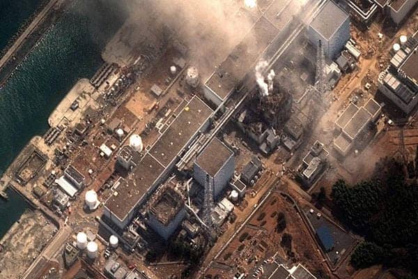 Fukushima-Daiichi-nuclear-plant-burning-plume-visible-in-satellite-image-031411-by-Digital-Globe-Reuters, Medical journal article: 14,000 U.S. deaths tied to Fukushima reactor disaster fallout, News & Views 