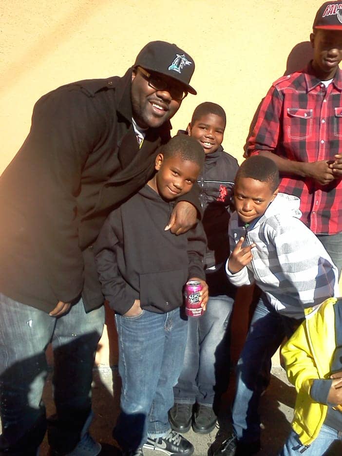 Mistah-F.A.B.’s-Christmas-toy-food-giveaway-122111-by-Michael-L.-Sanders, Mistah F.A.B. gives back to his community, Culture Currents 