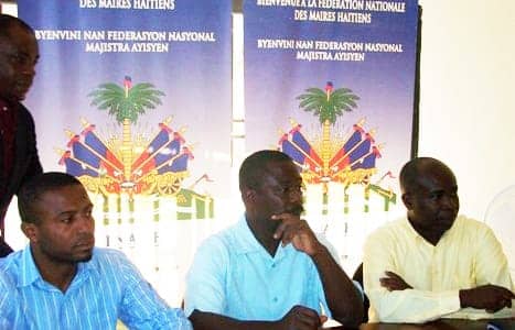 National-Federation-of-Haitian-Mayors-FENAMH-press-conf-022312, Haiti’s elected mayors illegally replaced by presidential appointees, World News & Views 