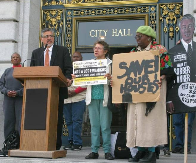  - Supervisor-John-Avalos-Vivian-Richardson-Ross-Rhodes-Kathryn-Galves-rally-before-foreclosure-moratorium-hearing-040212-by-Occupy-Bernal