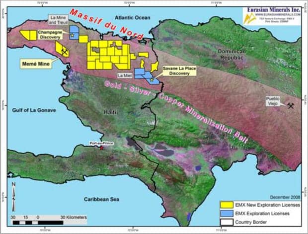 Mineral-discoveries-in-Haiti’s-Massif-du-Nord-Mineralization-Belt, Poor little rich Haiti to be fleeced of copper-silver-gold via Caracol deep-water port, World News & Views 