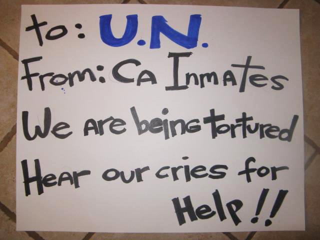 UN-petition-press-conf-To-UN-from-CA-inmates-We-are-being-tortured-LA-State-Bldg-032012-by-Alma-Espinosa, U.N. petitioner and hunger strike participant reports retaliation, Abolition Now! 