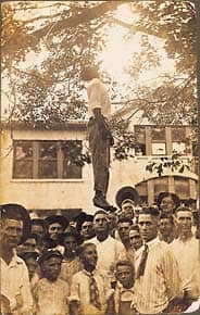 Lynching-of-Lige-Daniels-postcard-Center-TX-080320, A police lynching happens every 36 hours, News & Views 
