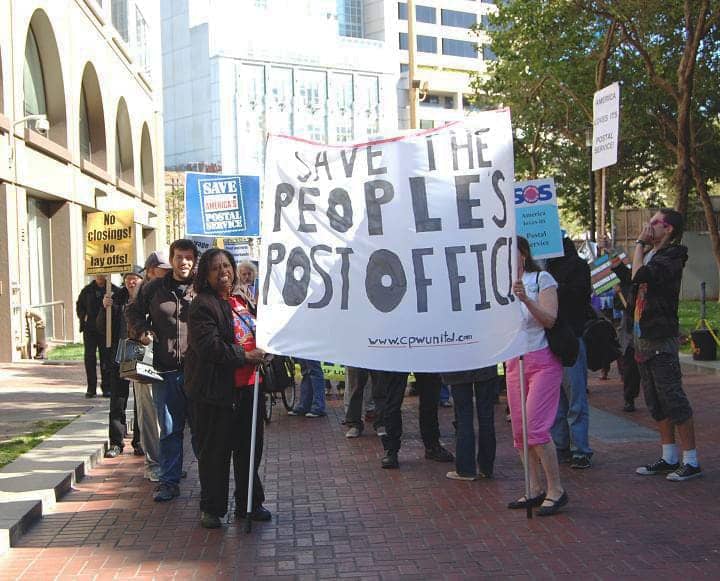 March-to-Save-the-People’s-Post-Office-begins-at-Civic-Center-PO-062712-by-Patricia-Jackson, March to Save the People’s Post Office: 200 march and occupy San Francisco’s Civic Center PO, Local News & Views 