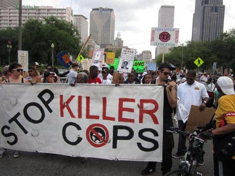New-Orleans-anti-police-murder-march-rally-033112-4, A police lynching happens every 36 hours, News & Views 