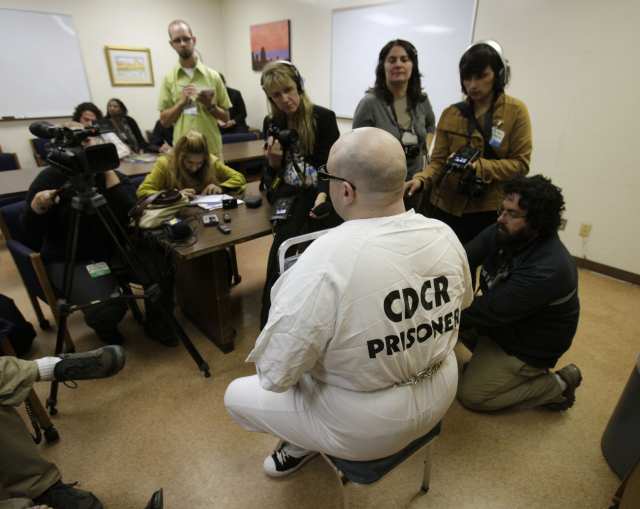 Pelican_Bay_SHU_prisoner_about_to_debrief_talks_to_rare_press_tour_081711_by_Rich_Pedroncelli_AP, CDCR registers last minute opposition to expanding media access to state prisons, Abolition Now! 