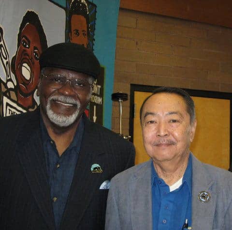 Big_Man_Richard_Aoki_at_West_Oakland_Library_0208, Two tributes to Black Panther Field Marshal Richard Aoki, Culture Currents 