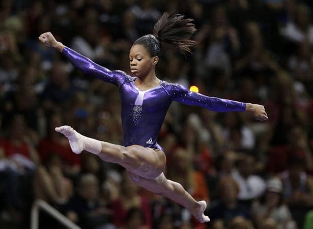 gabby douglas flying