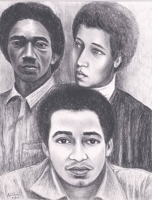 Ruchell_Magee_George__Jonathan_Jackson_drawing_by_Kiilu_Nyasha_web1, Still all eyes on us, Abolition Now! 
