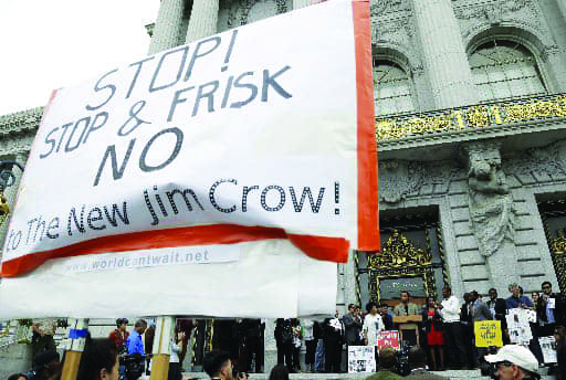 Stop-Stop-Frisk-NO-to-the-New-Jim-Crow-rally-SF-City-Hall-071712-by-AP, Bringing stop and frisk to SF?, Local News & Views 