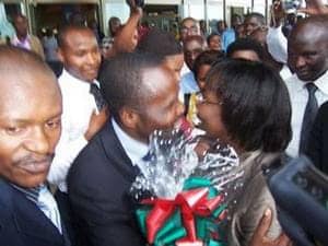 Victoire_Ingabire_arrives_Kigali_Airport_greeted_by_Frank_Habineza_Bernard_Ntaganda_011710_by_IGIHE.com_Rwanda, Verdict pending: Victoire Ingabire and D.R. Congo, World News & Views 