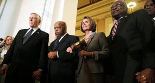 Reps.-John-Lewis-Nancy-Pelosi-others, John Lewis slams Obama’s fiscal cliff proposal to cut Social Security, News & Views 