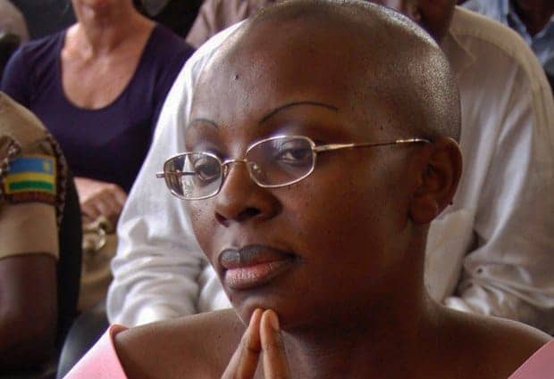 Victoire-Ingabire-in-court-fingers-to-chin, Victoire Ingabire spends her third Christmas behind bars, World News & Views 