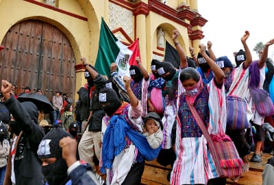 40000-Zapatista-women-men-march-across-Chiapas-122112, Reflections and dialogue with the Global South, World News & Views 