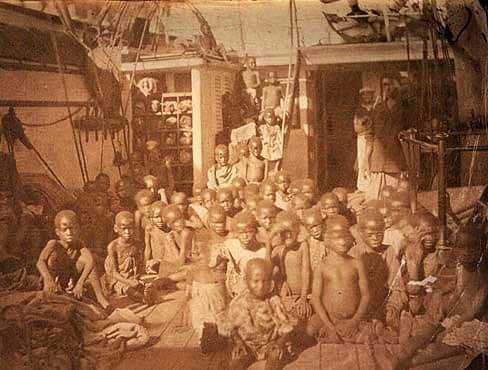 African-children-aboard-slave-ship-1896, Buy Black Wednesdays: Black history is universal, Culture Currents 