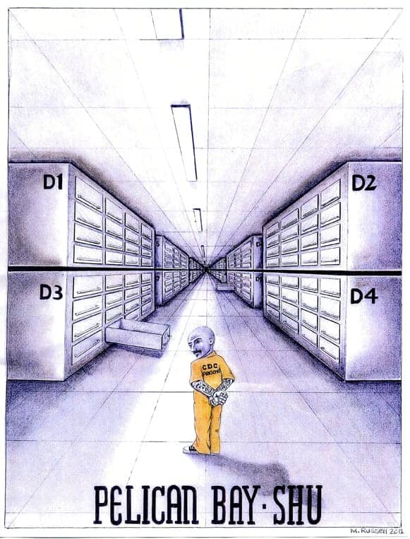 Pelican-Bay-SHU-The-Morgue-by-Michael-David-Russell-web, California Assembly reviews solitary confinement policies as prisoners threaten new hunger strike, Behind Enemy Lines 