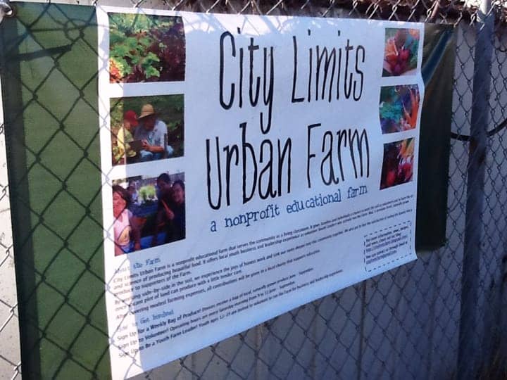 East-Palo-Alto-City-Limits-Urban-Farm, East Palo Alto youth grow leadership roots, Culture Currents 