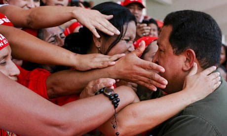 Women-reach-out-to-Hugo-Chavez-2009-by-Prensa-PSUV-EPA, Hugo Chávez knew that his revolution depended on women, World News & Views 