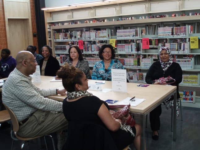 BWOPA-SFUSD-substitute-teacher-recruitment-meeting-0413-Bayview-Library-by-Laura-Savage, SFUSD recruiting people of color for substitute teacher positions, Local News & Views 