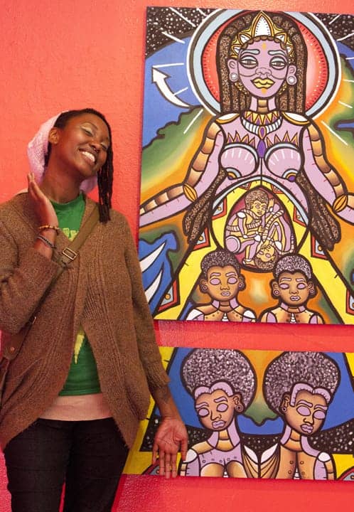 Aambr-Newsome-‘The-Migration-I’-acrylic-by-Malaika-web, ‘The Black Woman Is God’ – Part II, Culture Currents 
