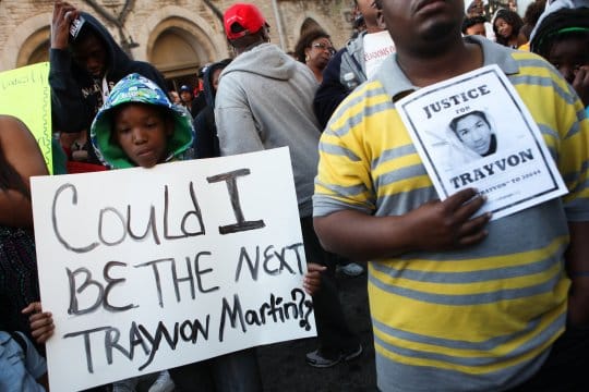 Childs-sign-Could-I-be-the-next-Trayvon-Martin, Acquittal, News & Views 