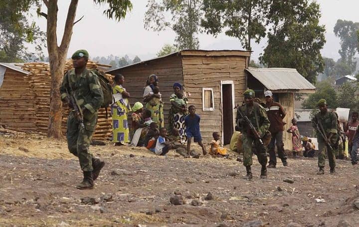 Congolese troops advance toward M23 outside Goma 0716 by Kenny Katombe, Reuters, web