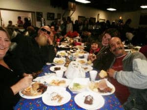 Dinner-time-at-Our-Daily-Bread-Ministries-in-Crescent-City-Calif., Pelican Bay hunger strikers donate to Crescent City soup kitchen, Behind Enemy Lines 