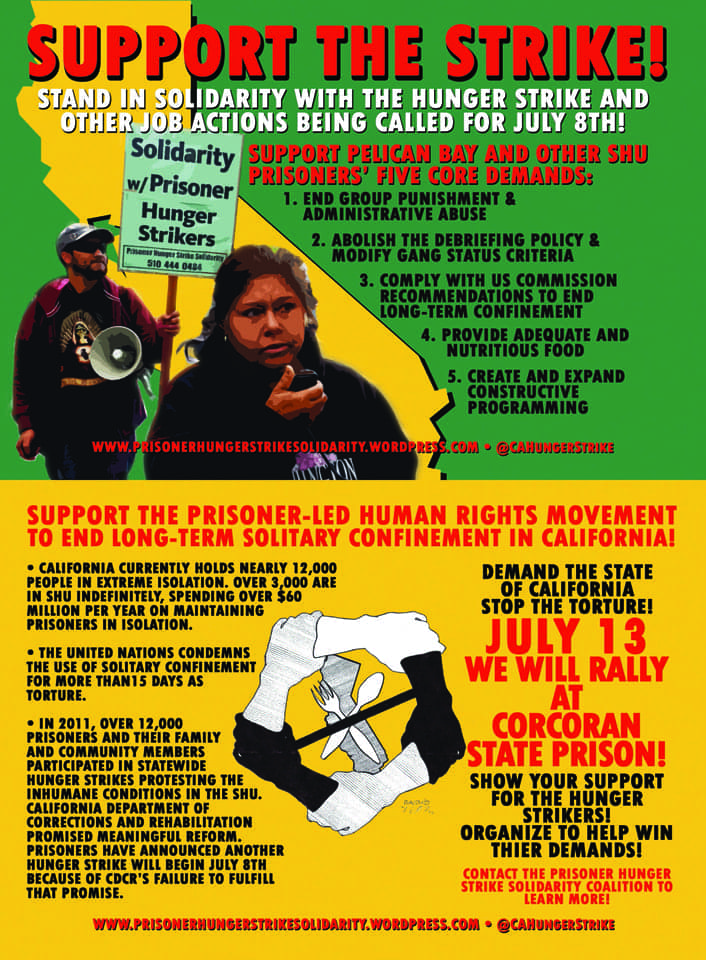 Hunger-Strike-0713-web, California prisoners inspire the world, Abolition Now! 