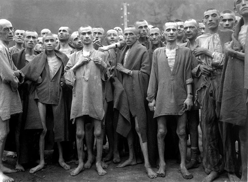 Prisoners-in-Ebensee-Austria-concentration-camp-used-for-scientific-experiments-liberated-050745-by-NARA, Jerry Brown in Germany: ‘From Dachau with love’, Behind Enemy Lines 