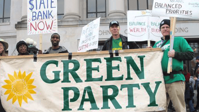 Green_Party-International-Banner, Green Party issues urgent call for Gov. Jerry Brown to negotiate with prison hunger strikers and support human rights, Abolition Now! 