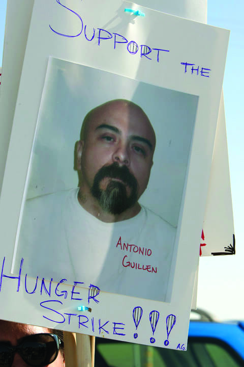 Hunger-Strike-Rally-Corcoran-main-rep-Antonio-Guillen-poster-071313-by-Malaika, Why I joined the multi-racial, multi–regional Human Rights Movement to challenge torture in the Pelican Bay SHU, Abolition Now! 