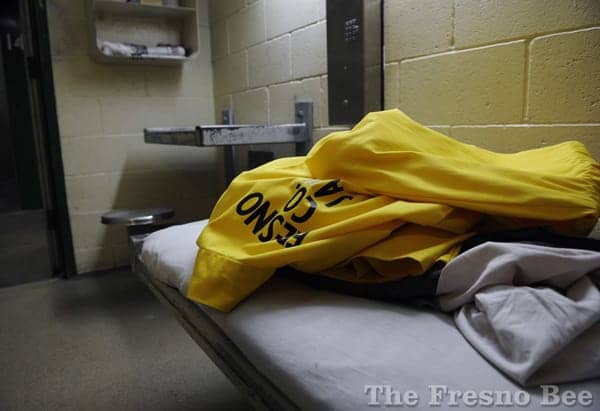 Fresno-County-Jail-solitary-confinement-cell-by-Eric-Paul-Zamora-Fresno-Bee, Fresno County Jail hunger strike, Behind Enemy Lines 